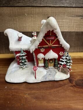 Coca-Cola Polar Bear Village Cool Tidings Workshop Hawthorne In Styrofoam